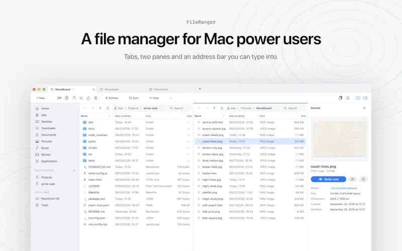FileRanger screenshot 2