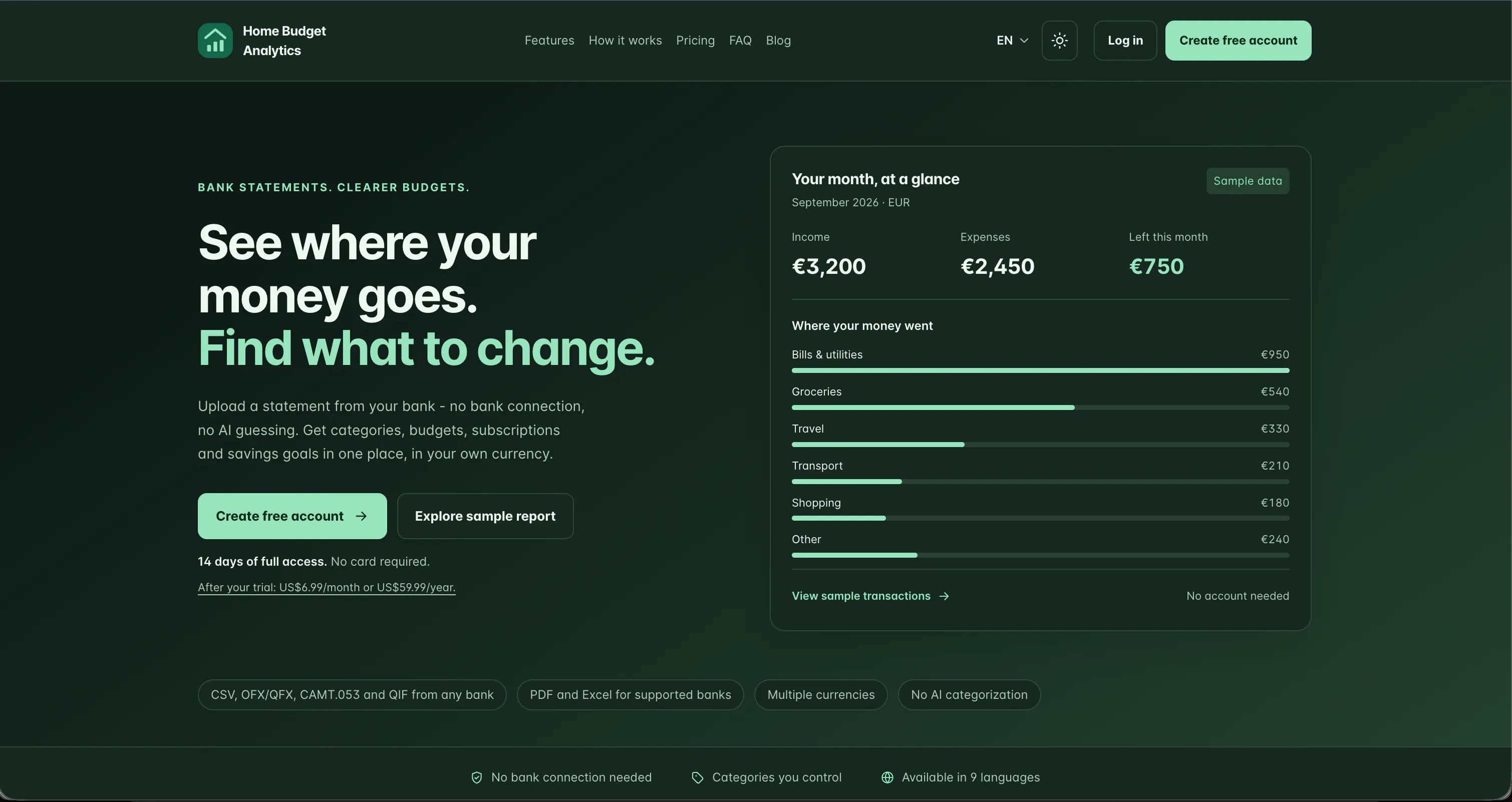 Home Budget Analytics gallery image
