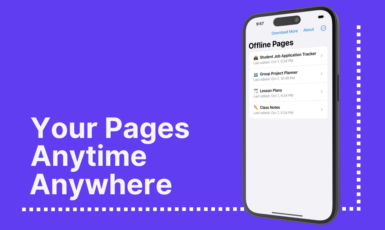 startuptile OfflinePages-Access your Notion pages offline