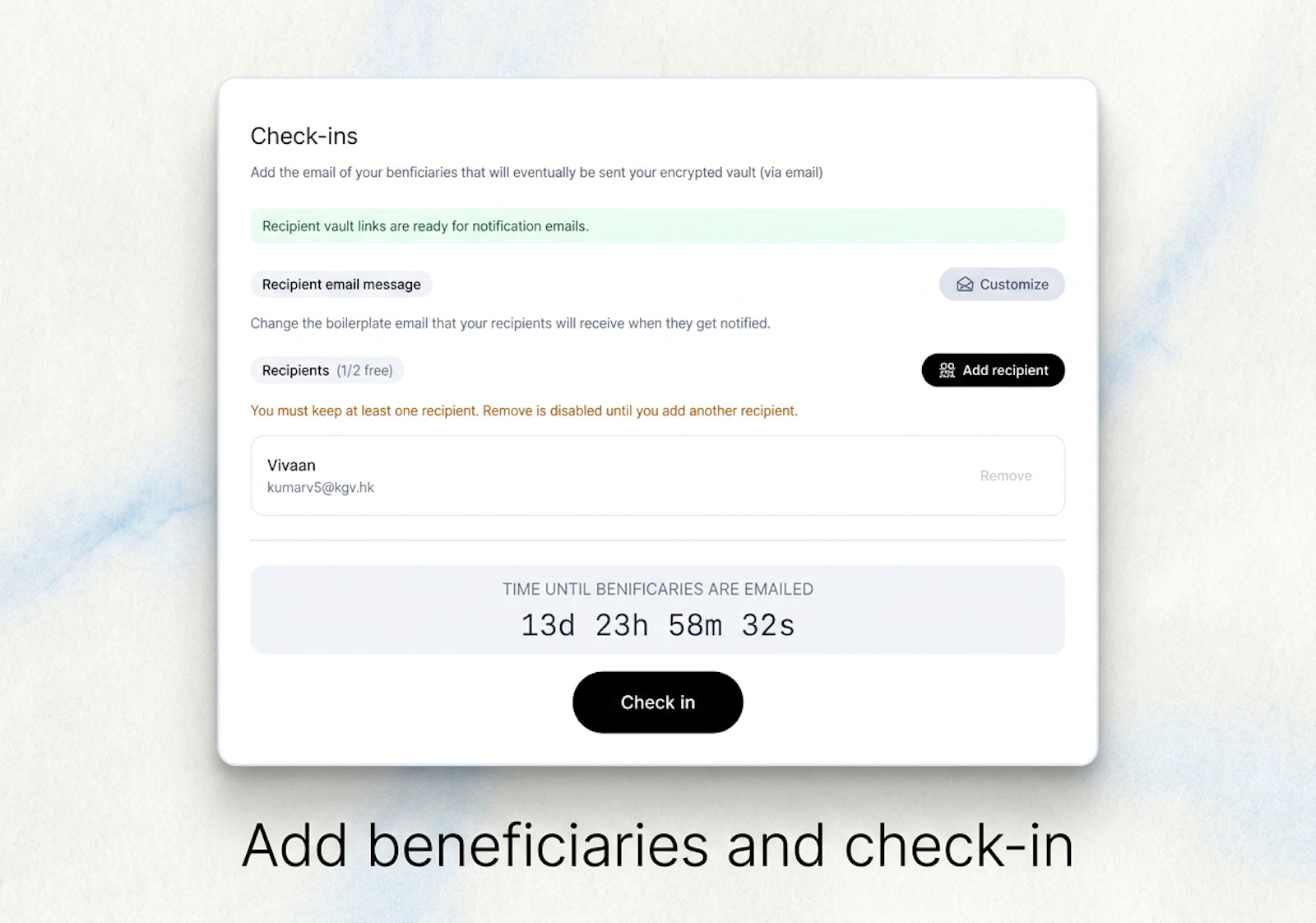 YourCyberWill screenshot 3