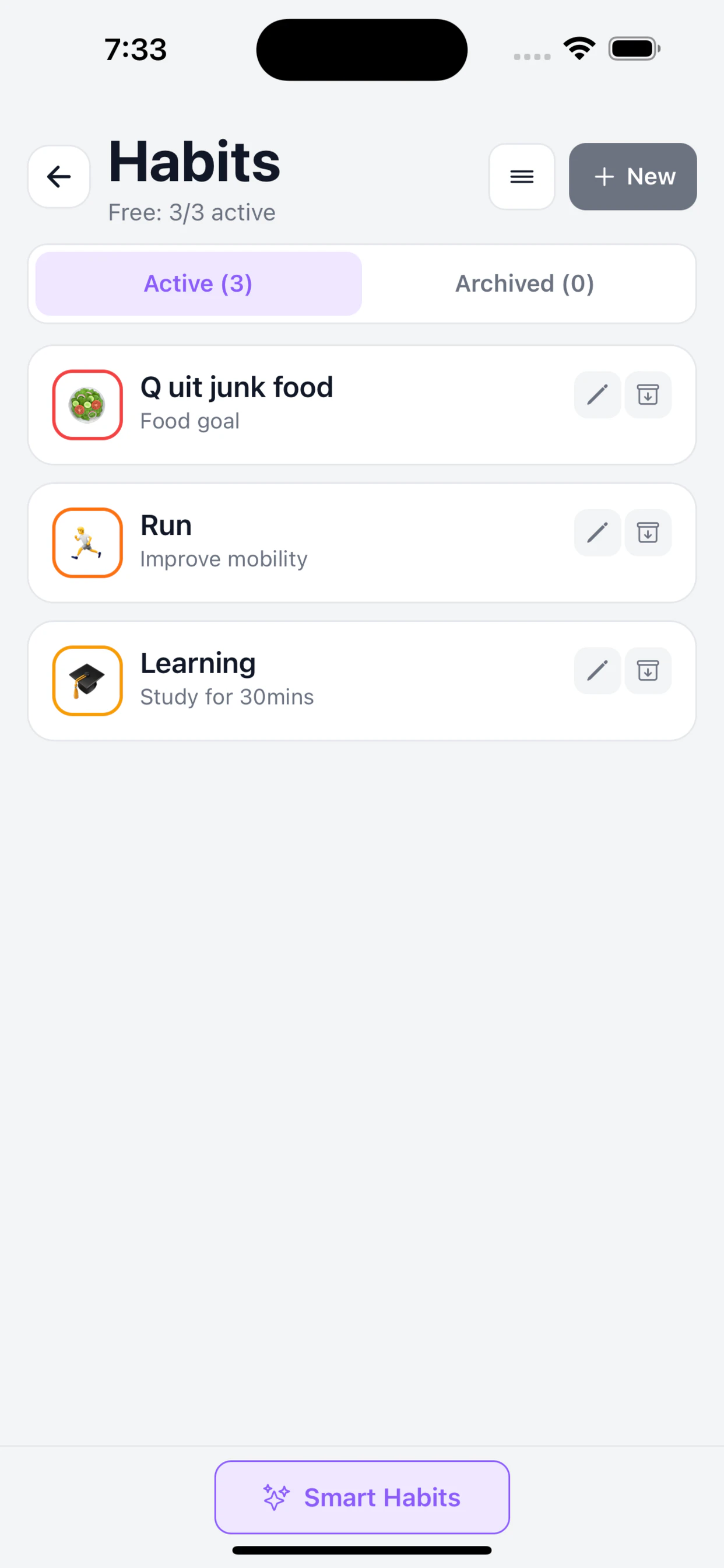UnlockHabit 截图 1