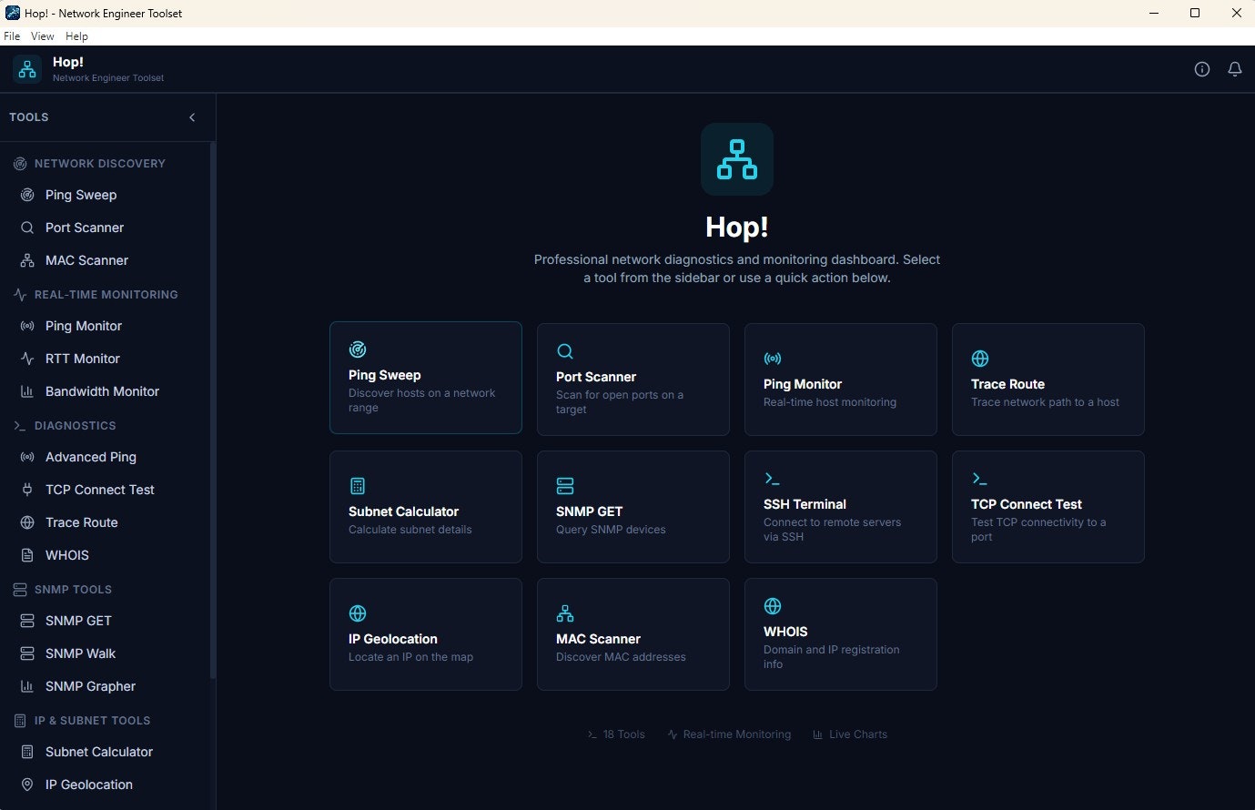 Hop! - Network Engineer Toolset gallery image
