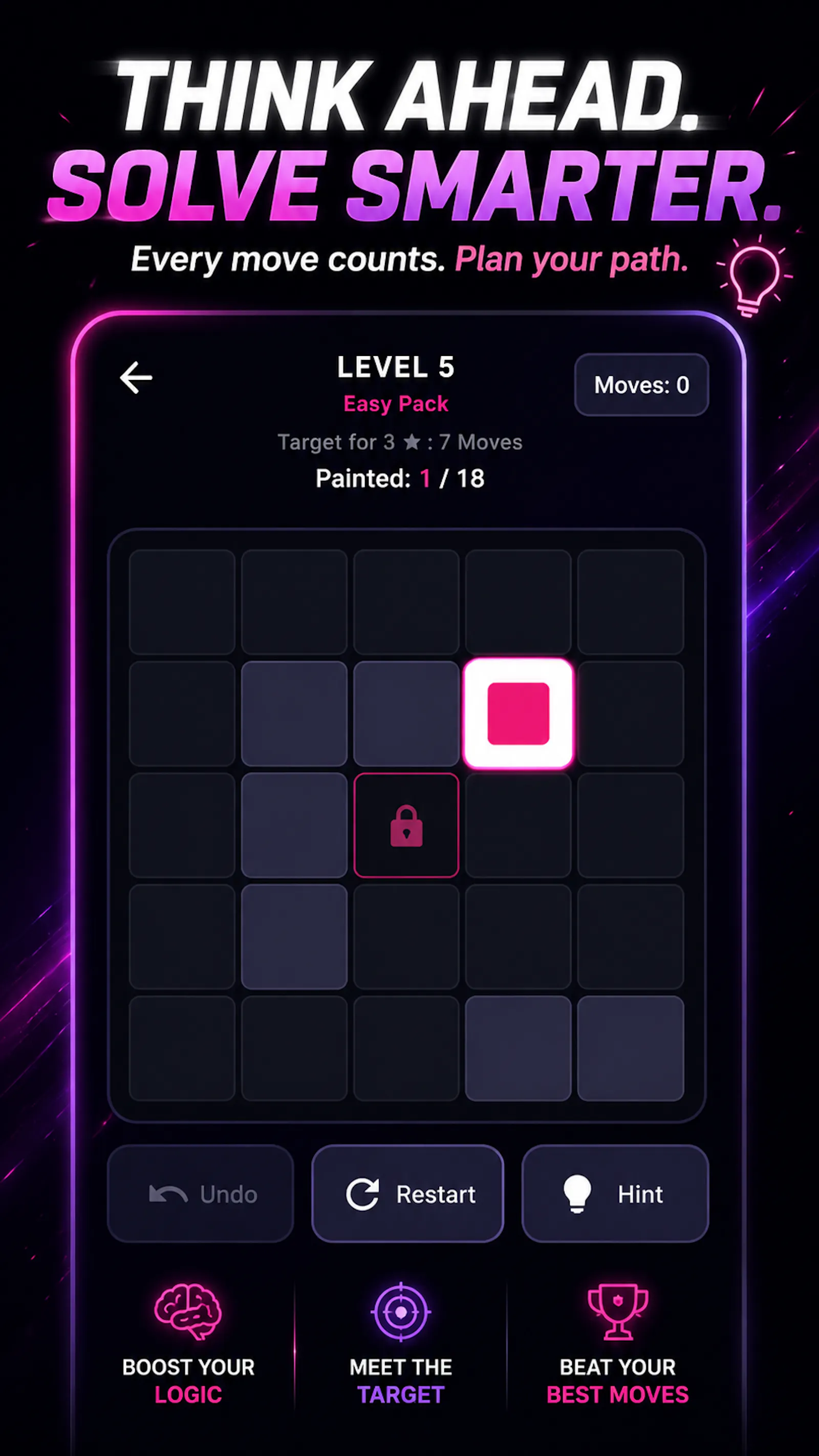 Chromaze: Slide Puzzle screenshot 1