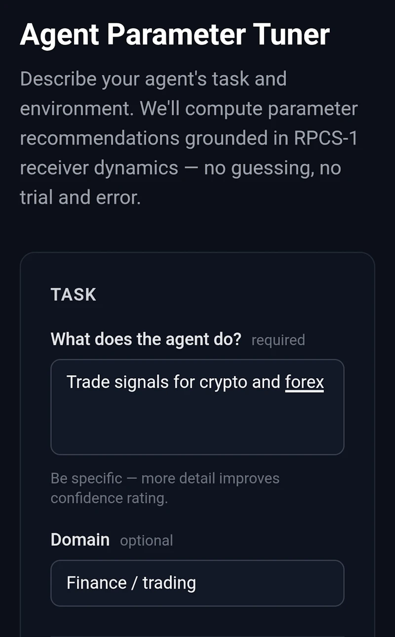 RPCS-1 Agent Tuner screenshot 5