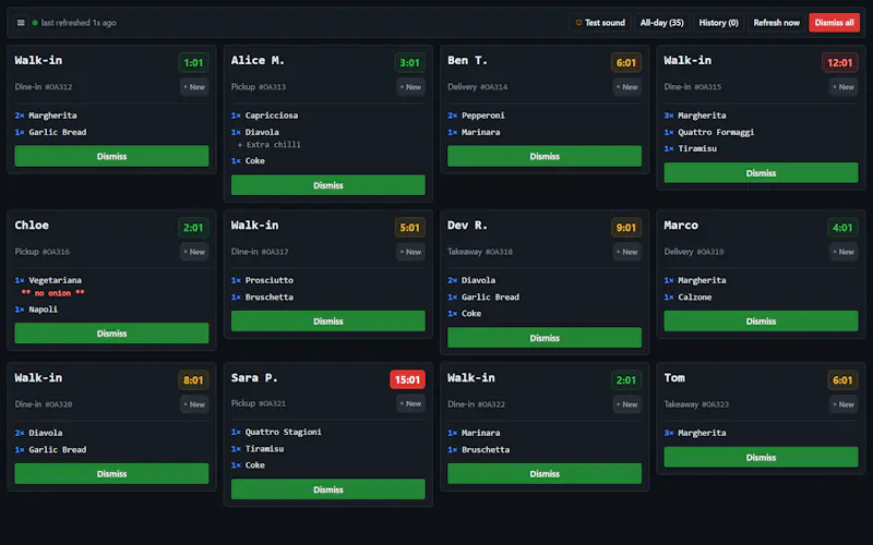 Small KDS screenshot 3