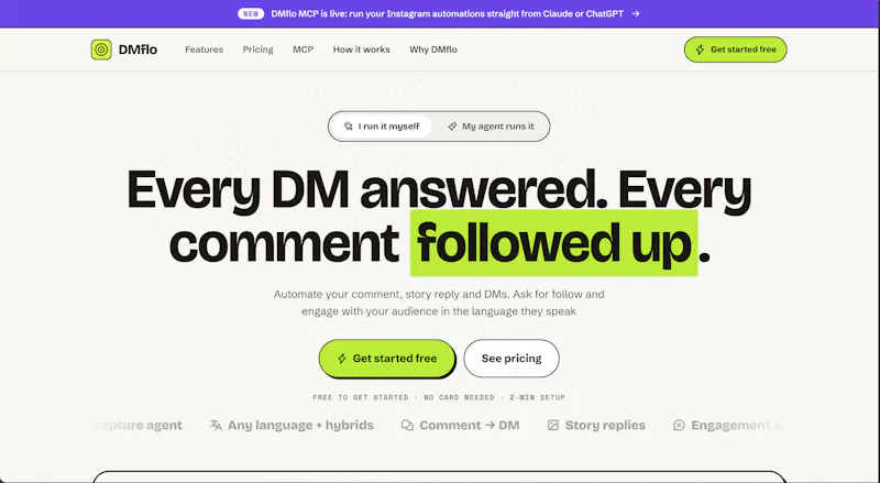 DMflo screenshot 2