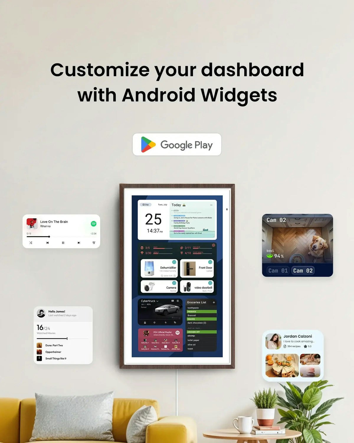 Apolosign 27" 4K Digital Calendar gallery image