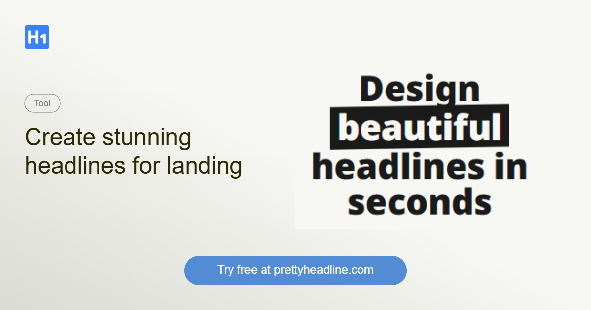 Pretty Headline gallery image