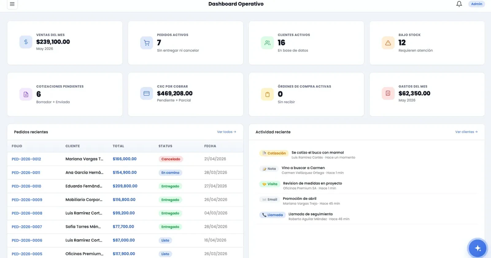 Nsamble ERP screenshot 1