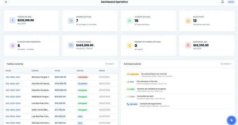 Nsamble ERP screenshot 1