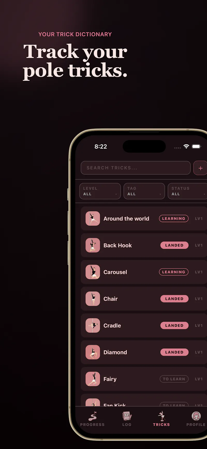 Polara: Pole Dance Tracker screenshot 2