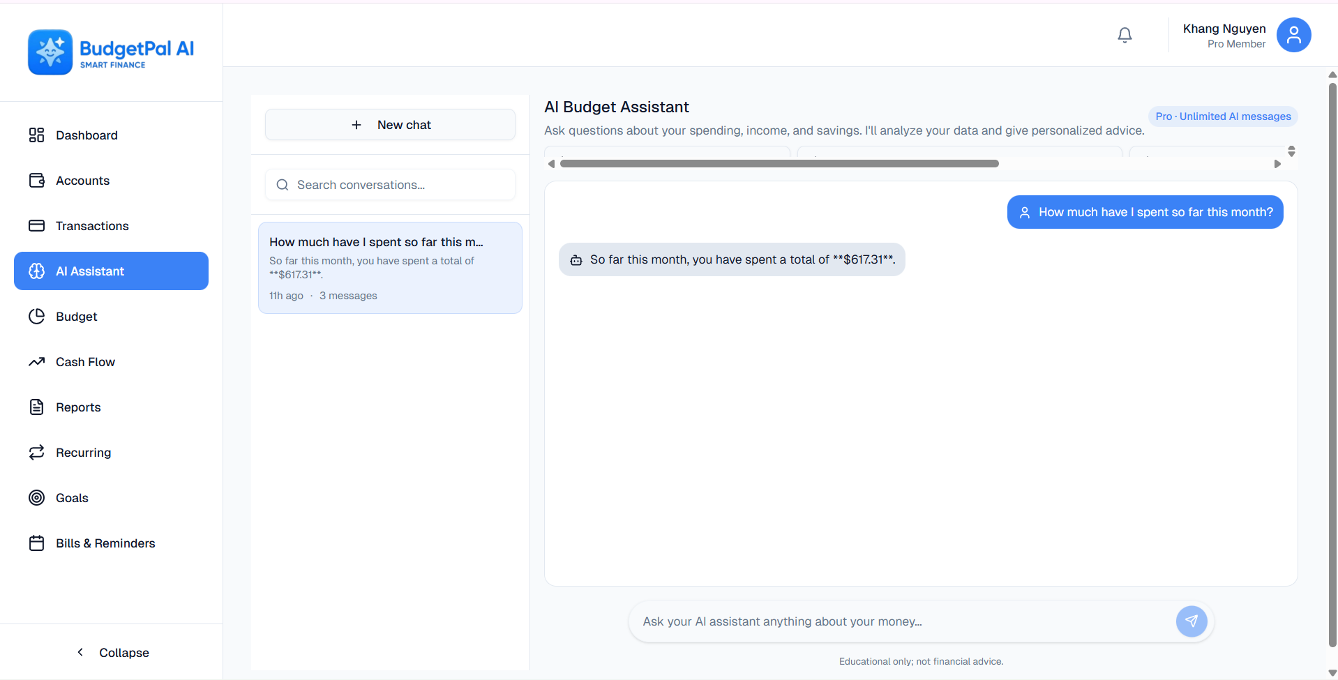 BudgetPal – AI Budgeting gallery image