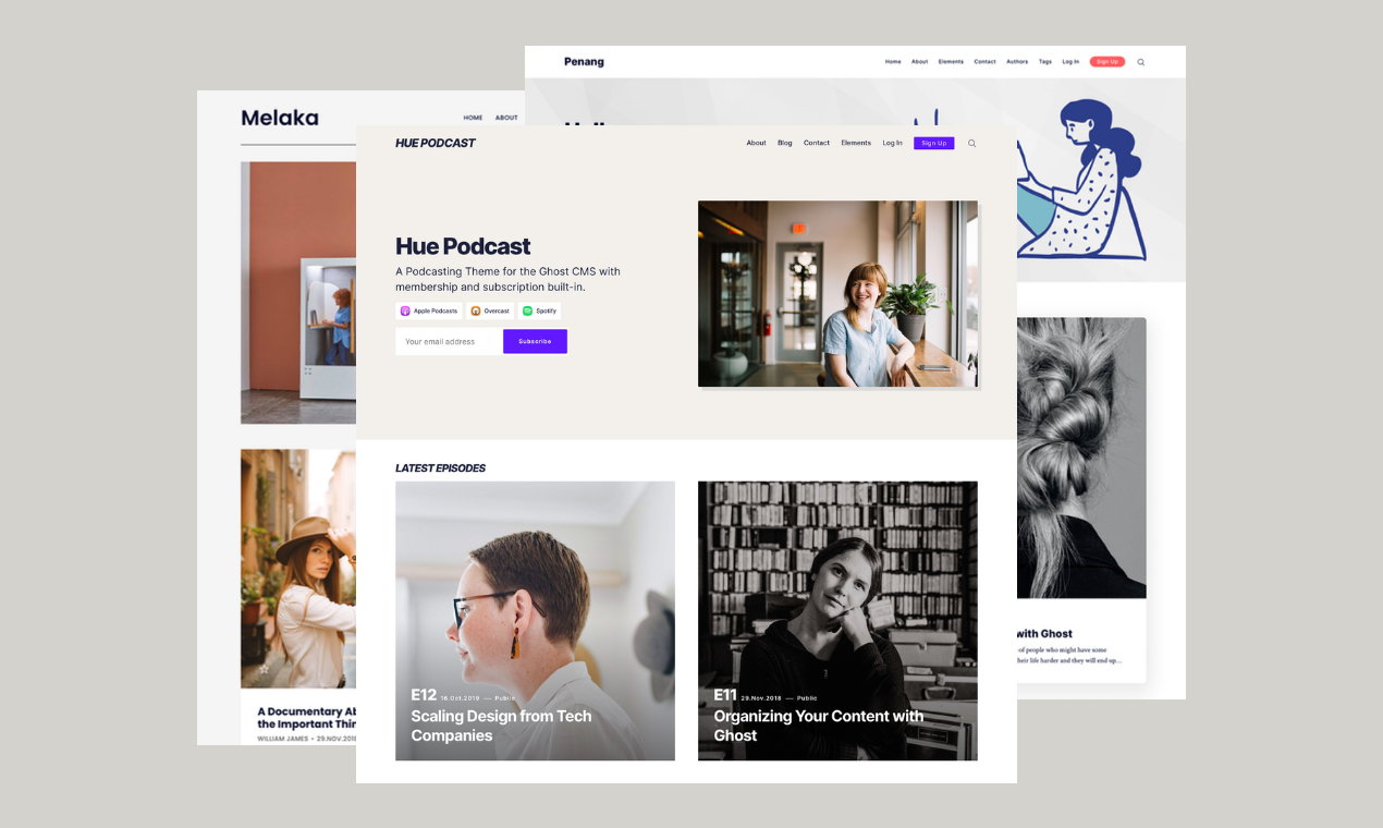 Ghost CMS Themes Bundle gallery image