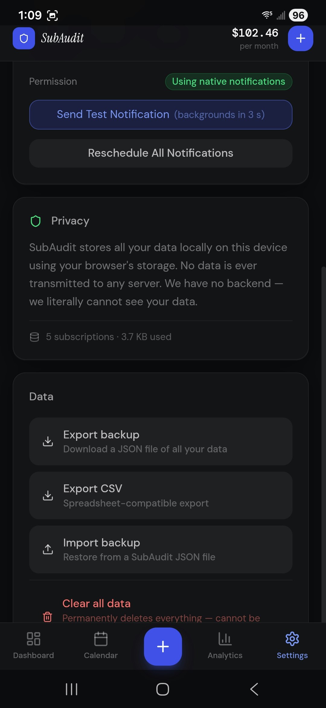 SubAudit — Know what you pay for!! gallery image