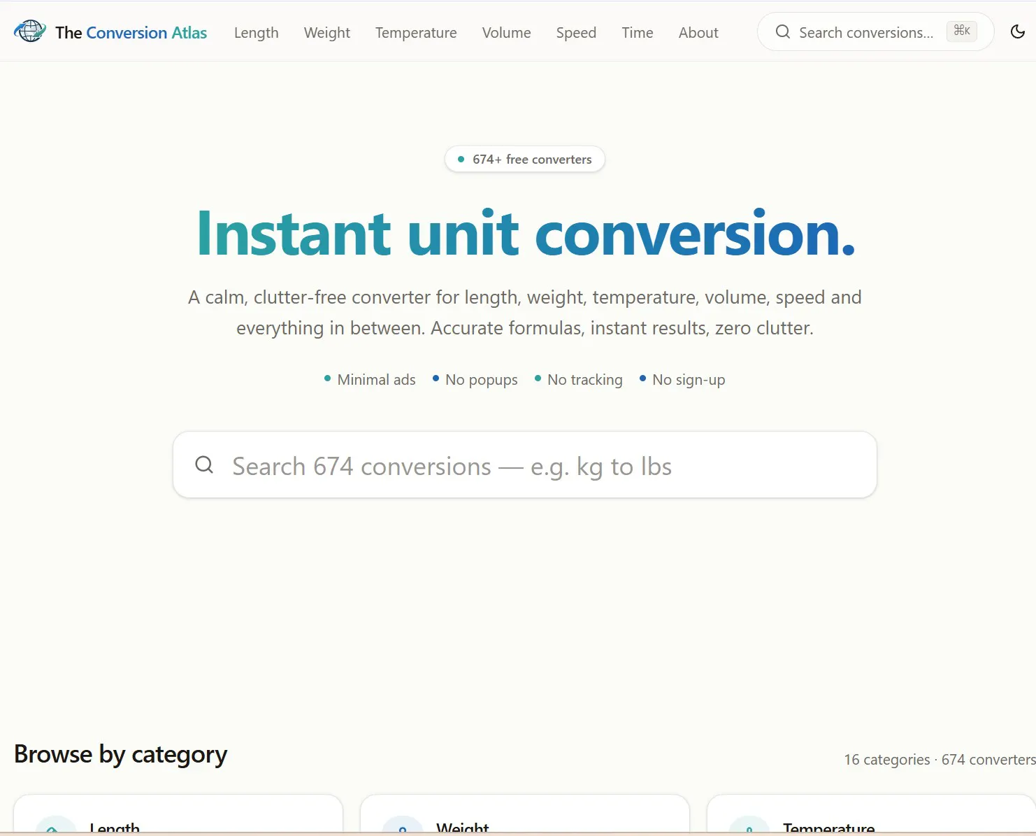 The Conversion Atlas gallery image