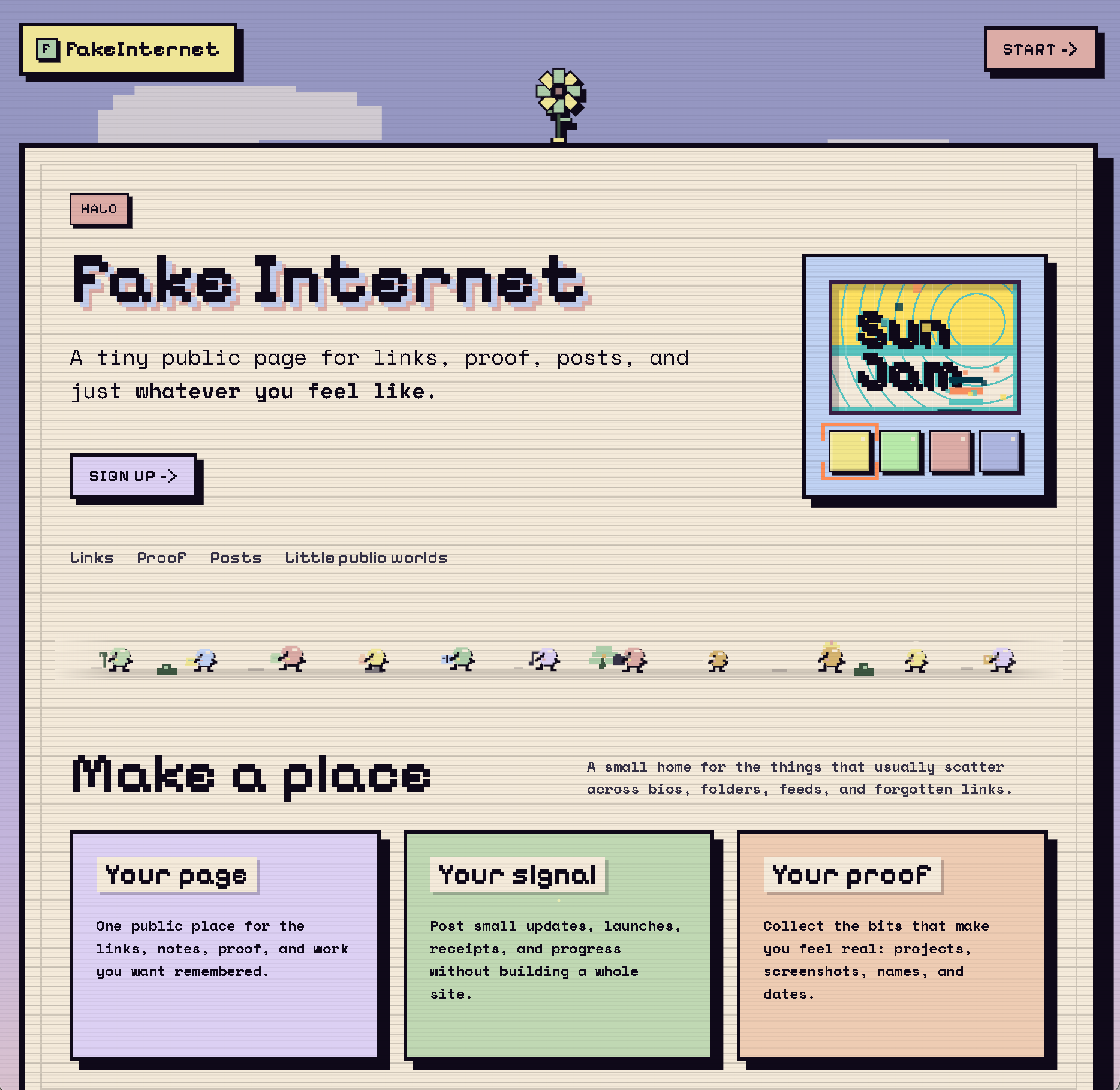 Fake Internet gallery image