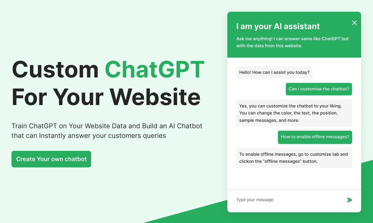 startuptile WebWhiz-Custom ChatGPT For Your Website. Open source free self-host