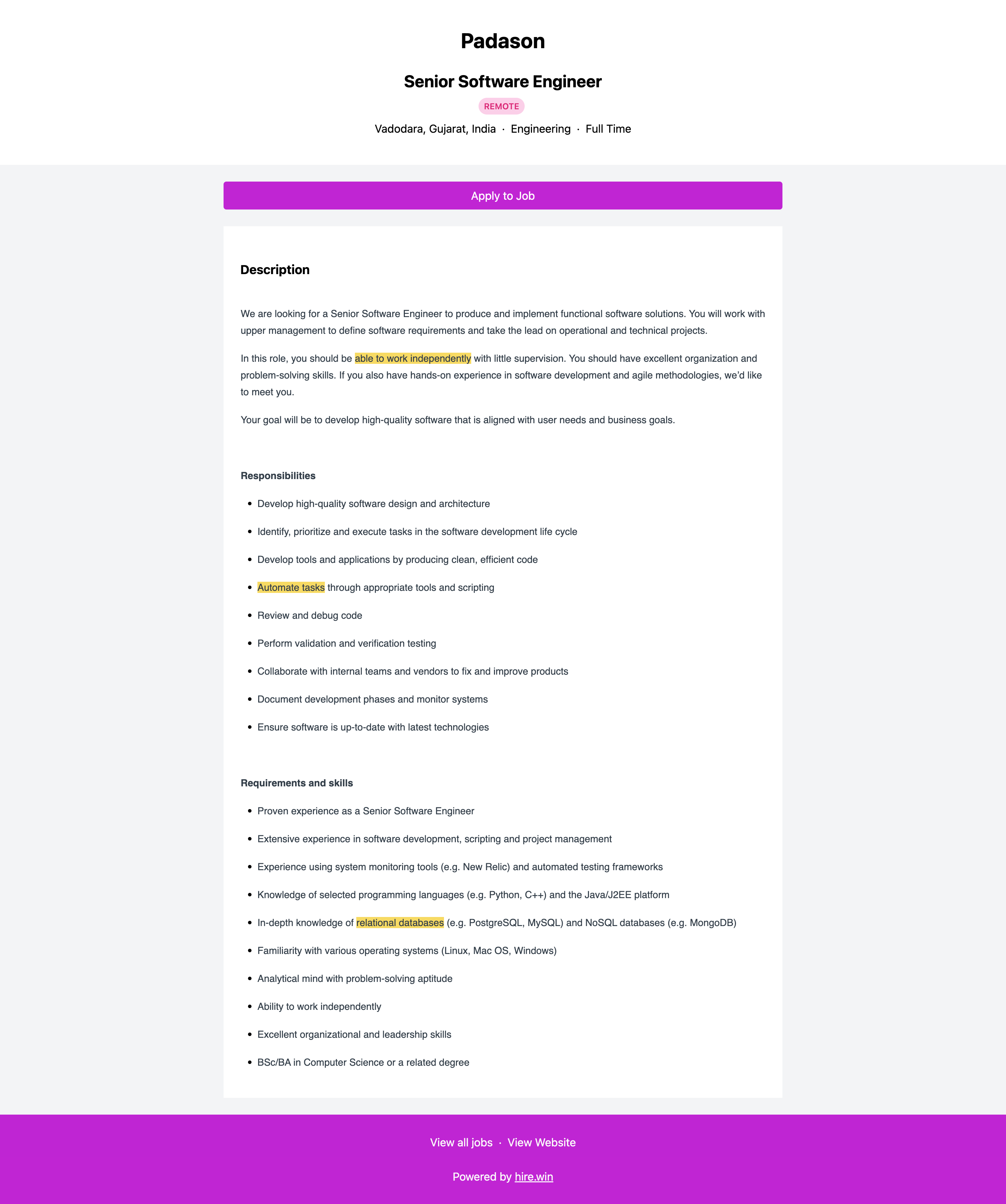 hire.win - करियर पेज के साथ किट का साक्षात्कार मीडिया 18