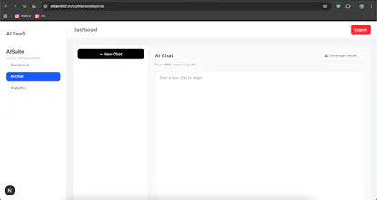 AI SaaS Dashboard gallery image