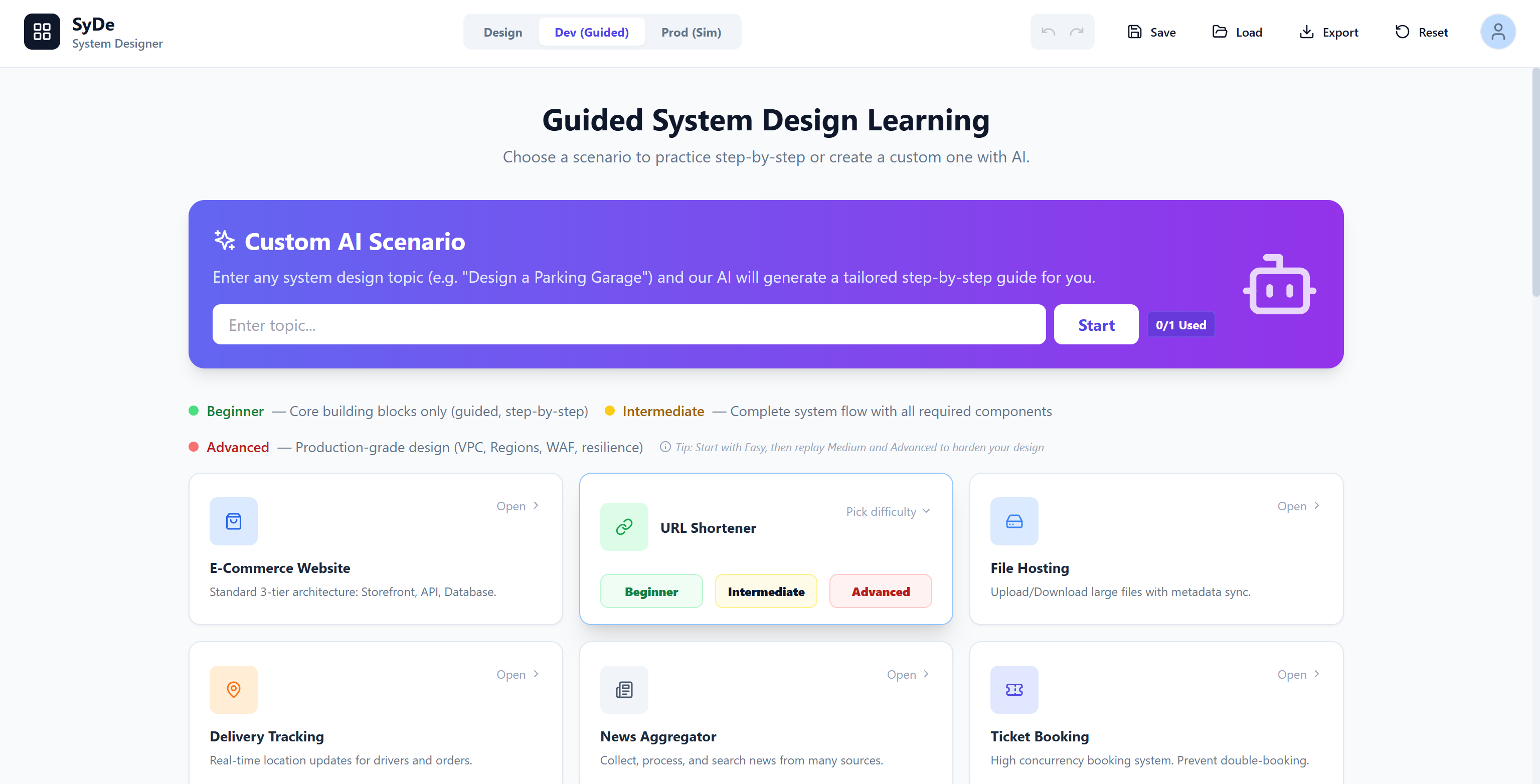SyDe.cc - Screenshot 3 showing product features and functionality