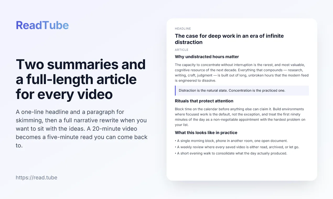 ReadTube gallery image
