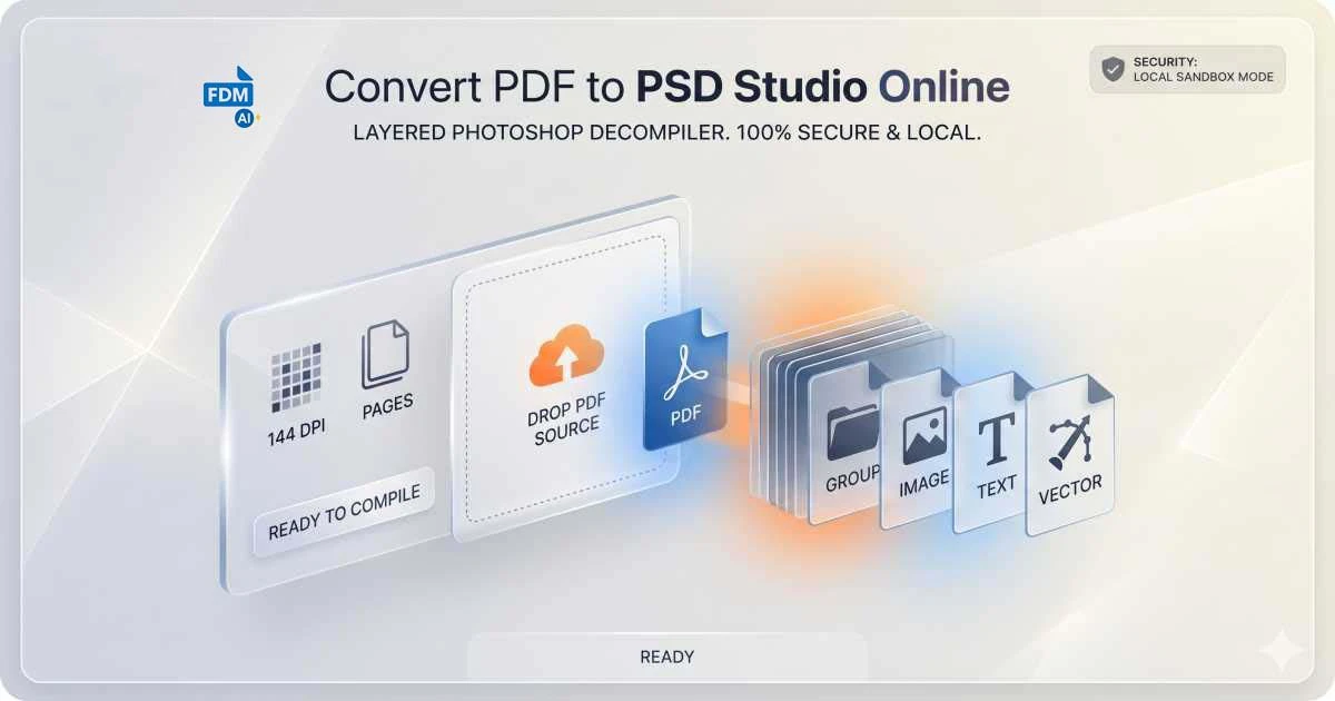 FDM AI PDF to PSD Converter 截图