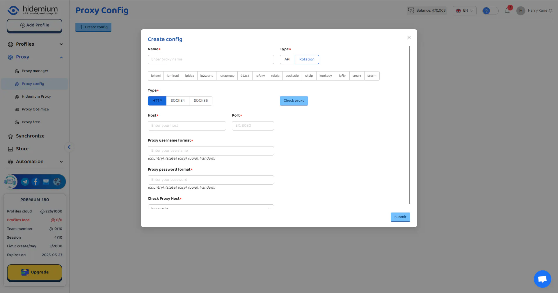 Hidemium Antidetect Browser gallery image