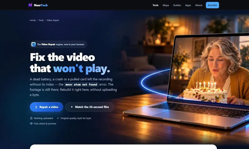 Video Repair Online screenshot 4