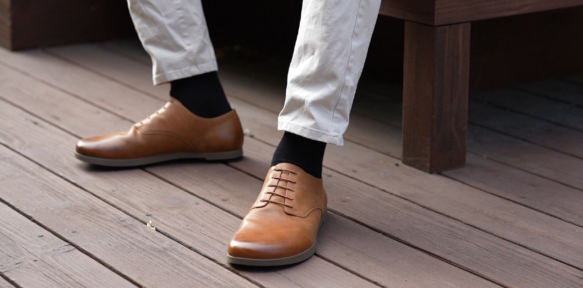 Média OAKA - Chaussures habillées pieds nus - Chaussures habillées pieds nus en cuir pleine fleur 3