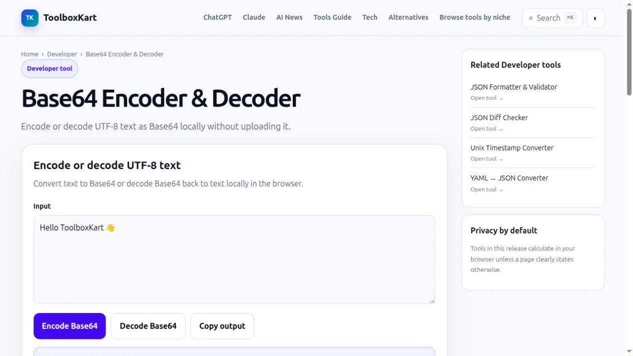 Base64 Encoder & Decoder gallery image