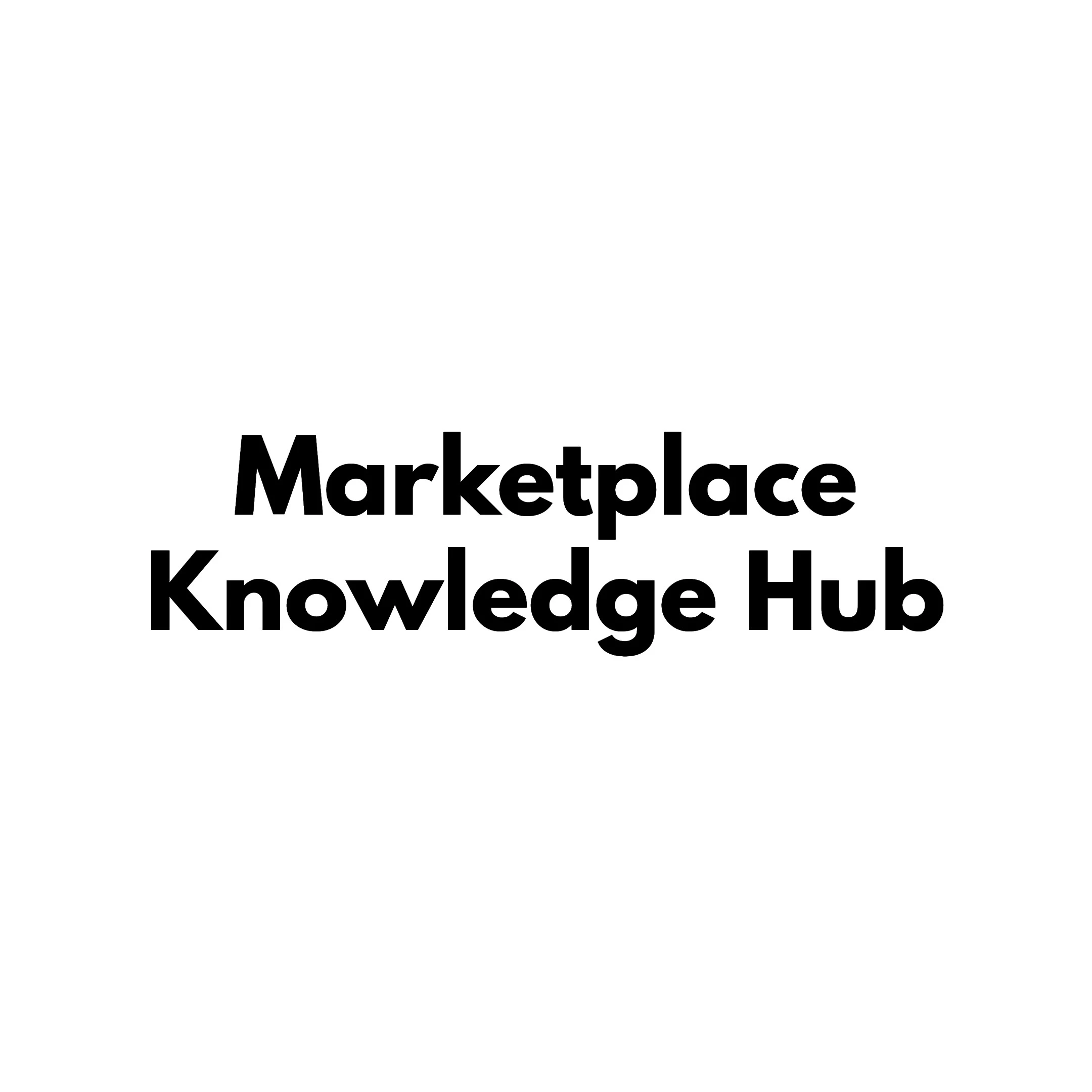 Marketplace Knowledge Hub