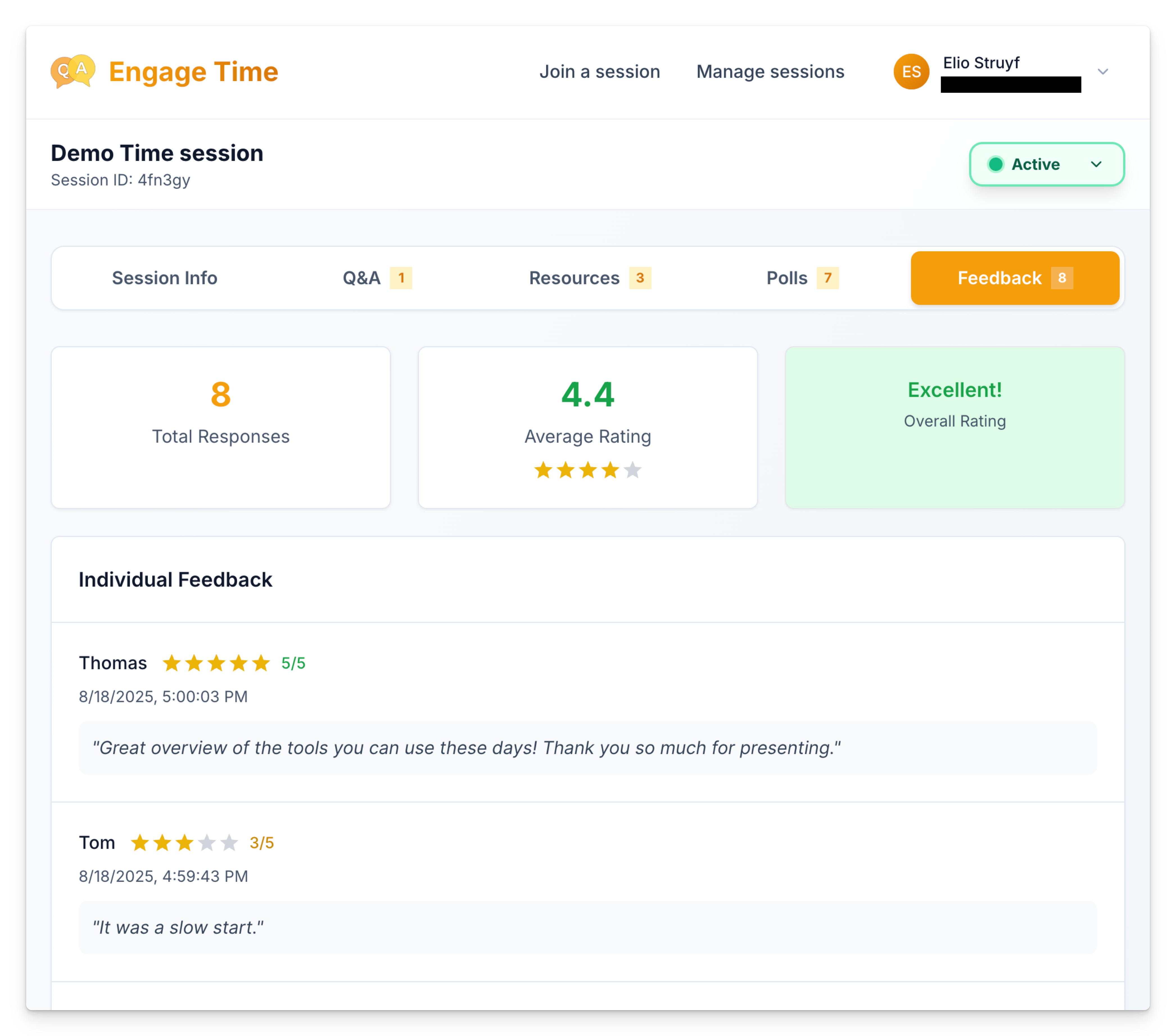 Coinvolgi il tempo - Accompagna il tuo pubblico con sondaggi dal vivo, domande e risposte e feedback media 2