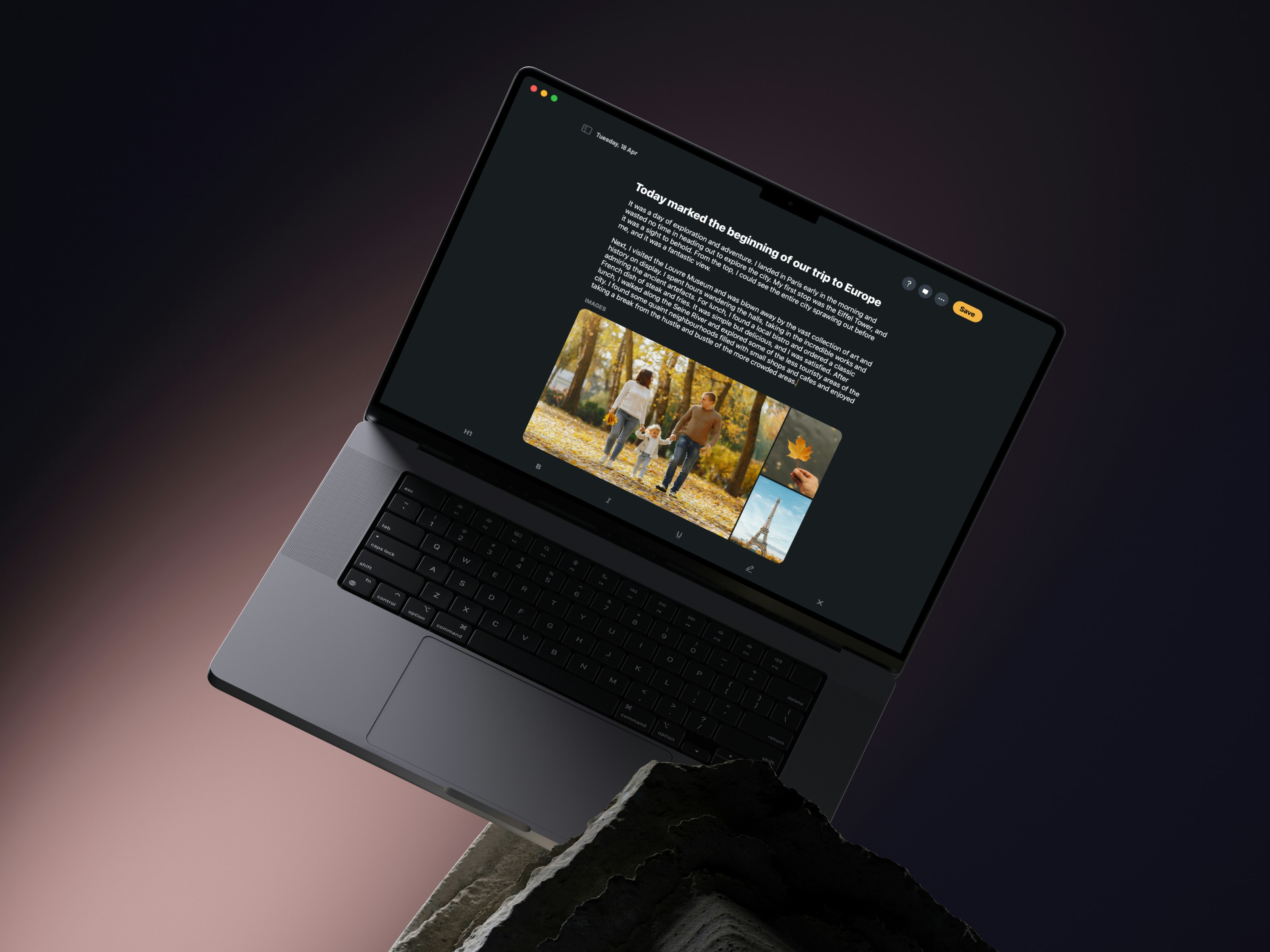 Solides Tagebuch - AI Journal - 100% privates AI -Tagebuch Medien 2