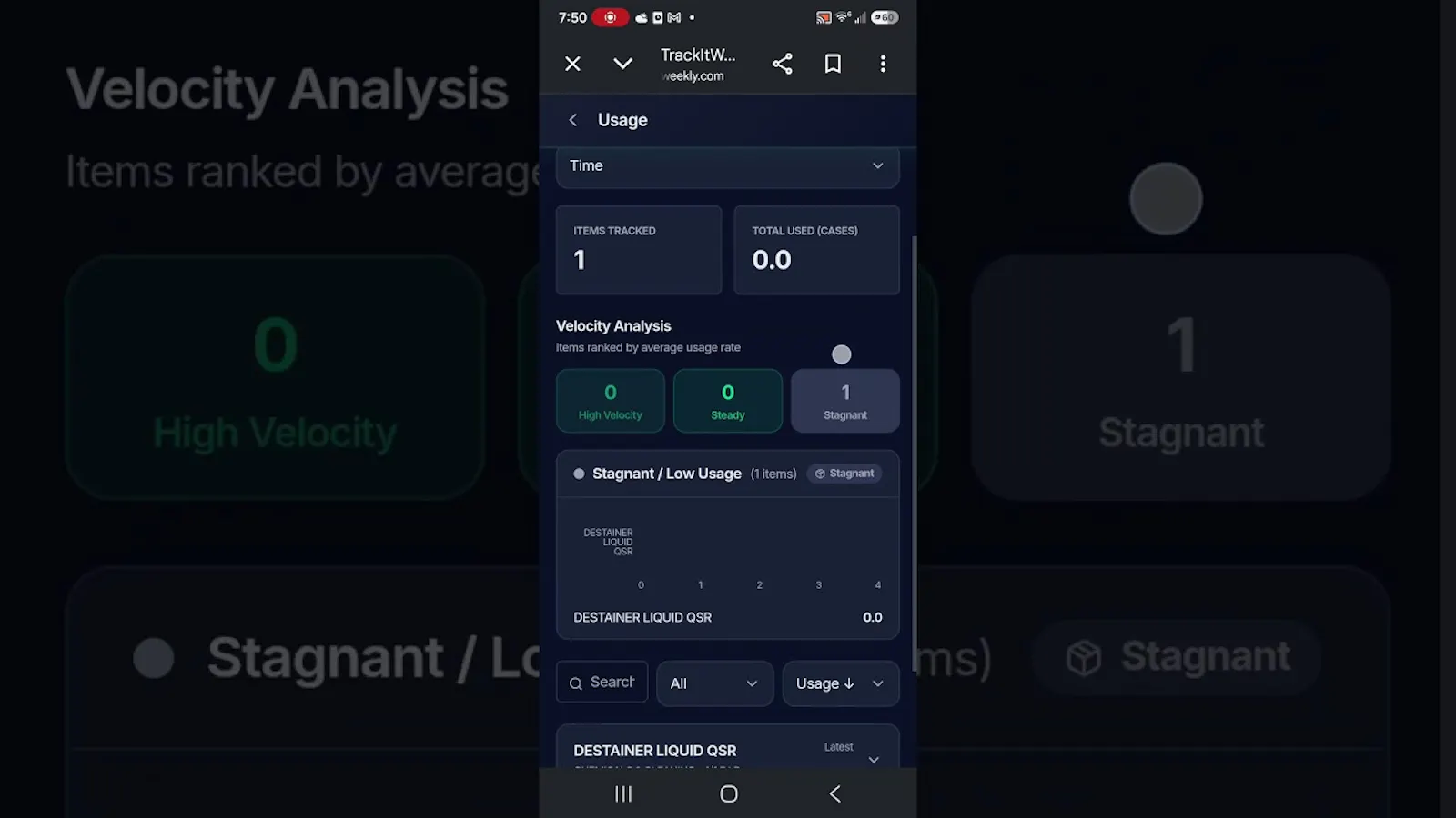 TrackItWeekly Small Business Inventory screenshot 1 (video preview)