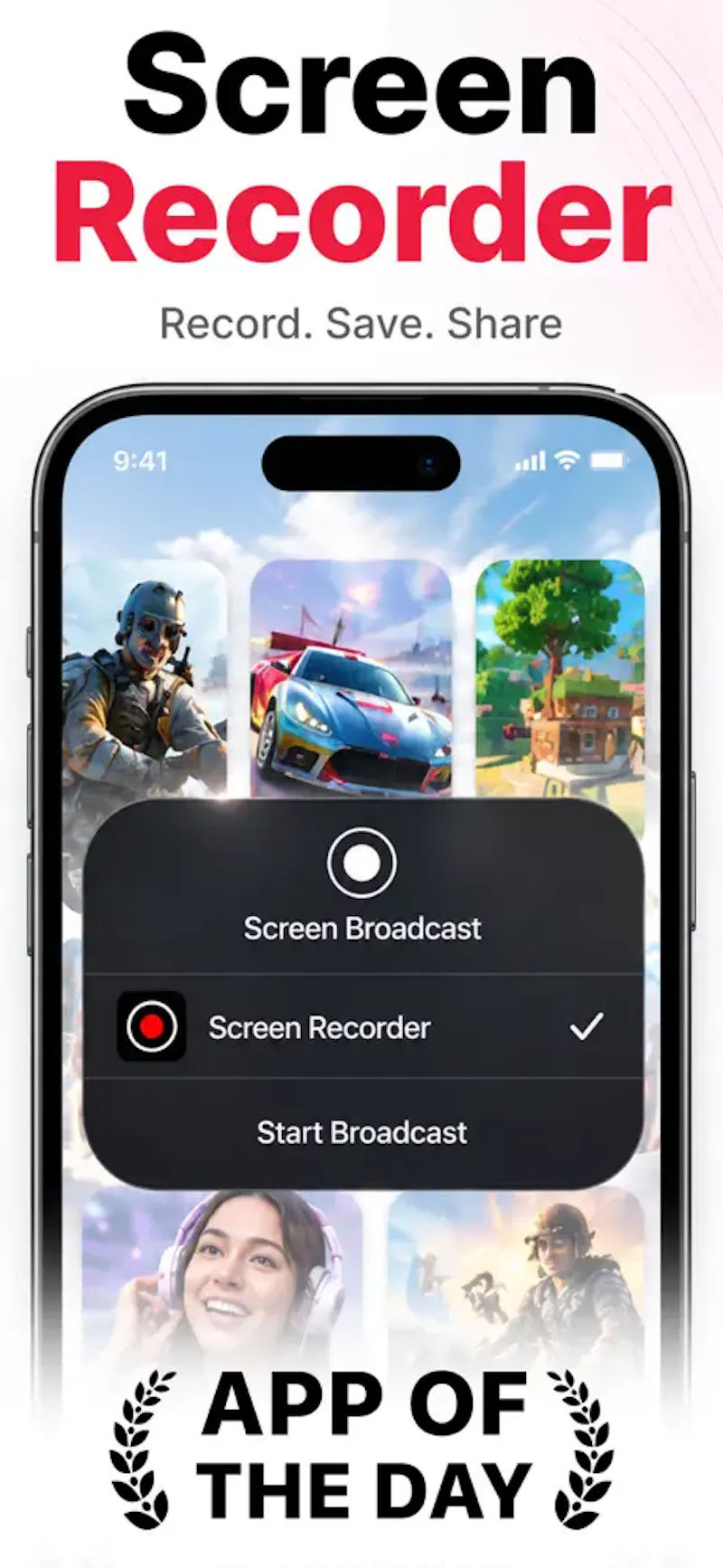 Screen Recorder – Video Editor App screenshot 1