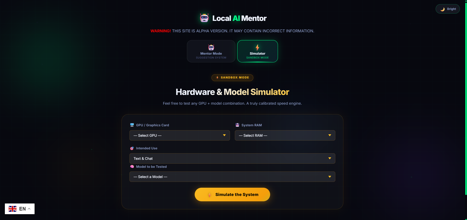 I built "LocalAIMentor" - (Alpha) - Main product screenshot demonstrating key features and user interface
