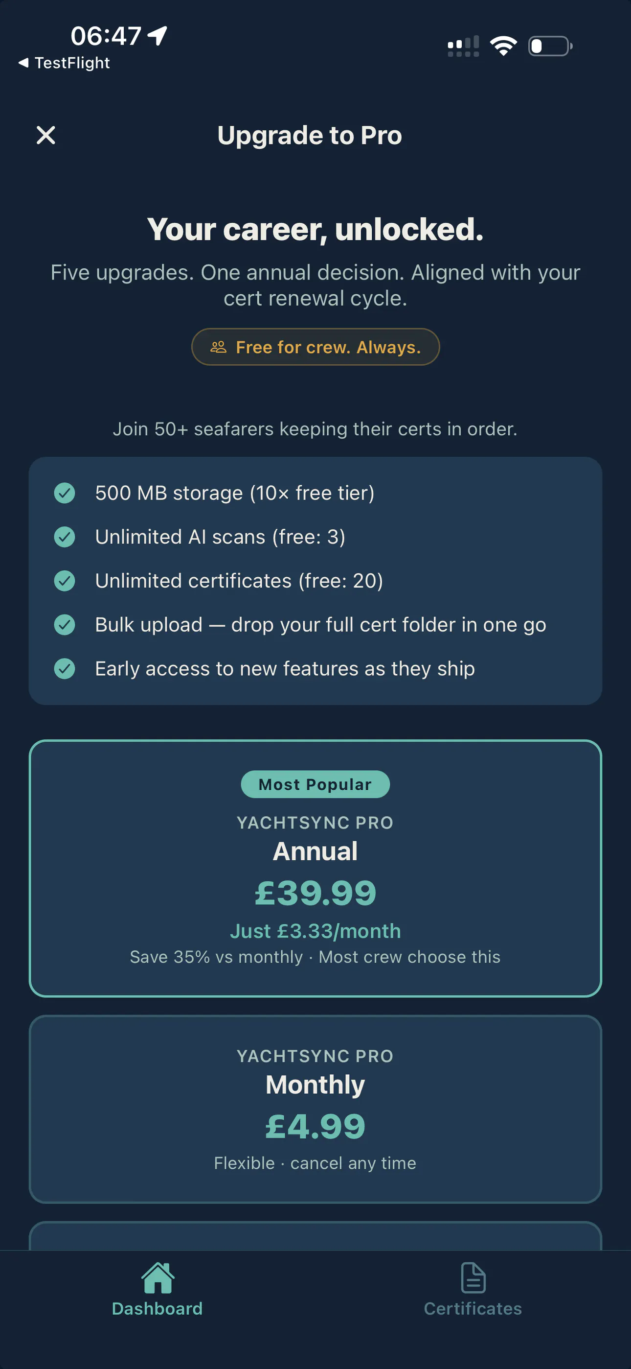 YachtSync gallery image