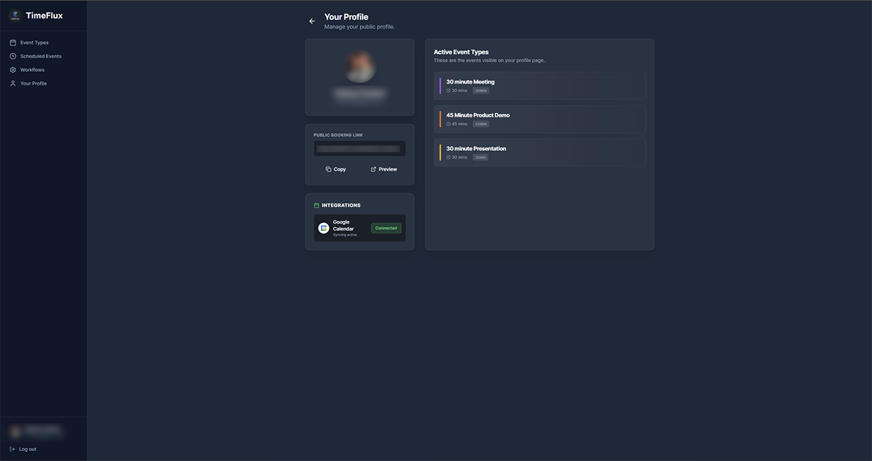 TimeFlux - Screenshot 5 showing product features and functionality