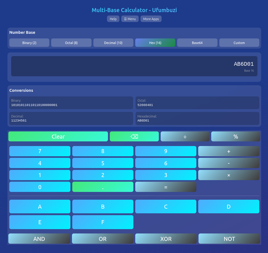 Multibase Calculator gallery image