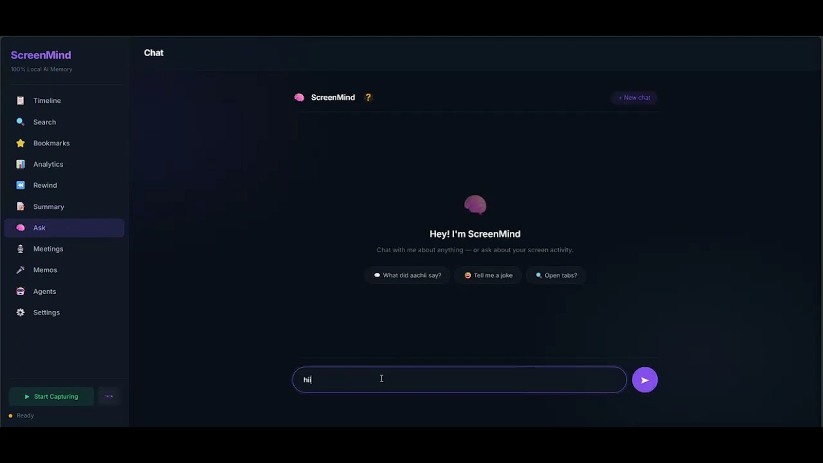 ScreenMind screenshot 1 (video preview)