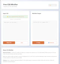 Free CSS Minifier gallery image