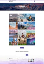 Journeya Travel Agency website Template gallery image