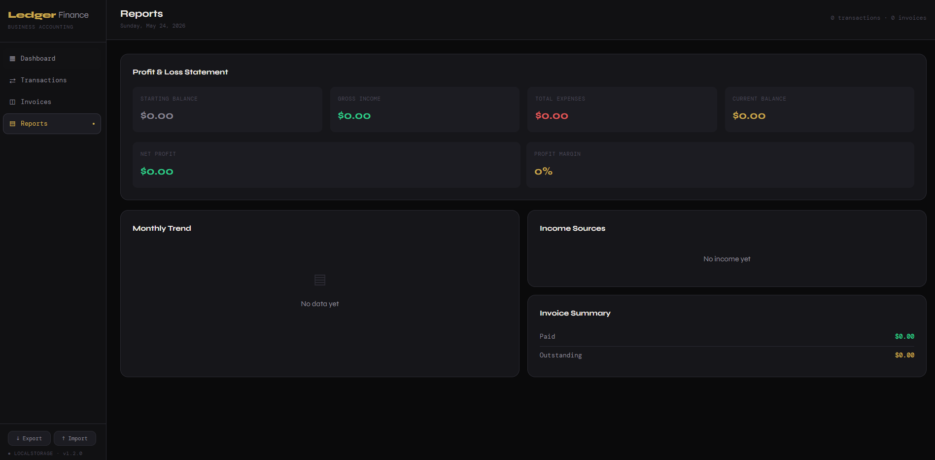 Ledger Finance — Business Accounting gallery image