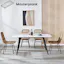 Rattan Dining Chairs - Black Metal Legs