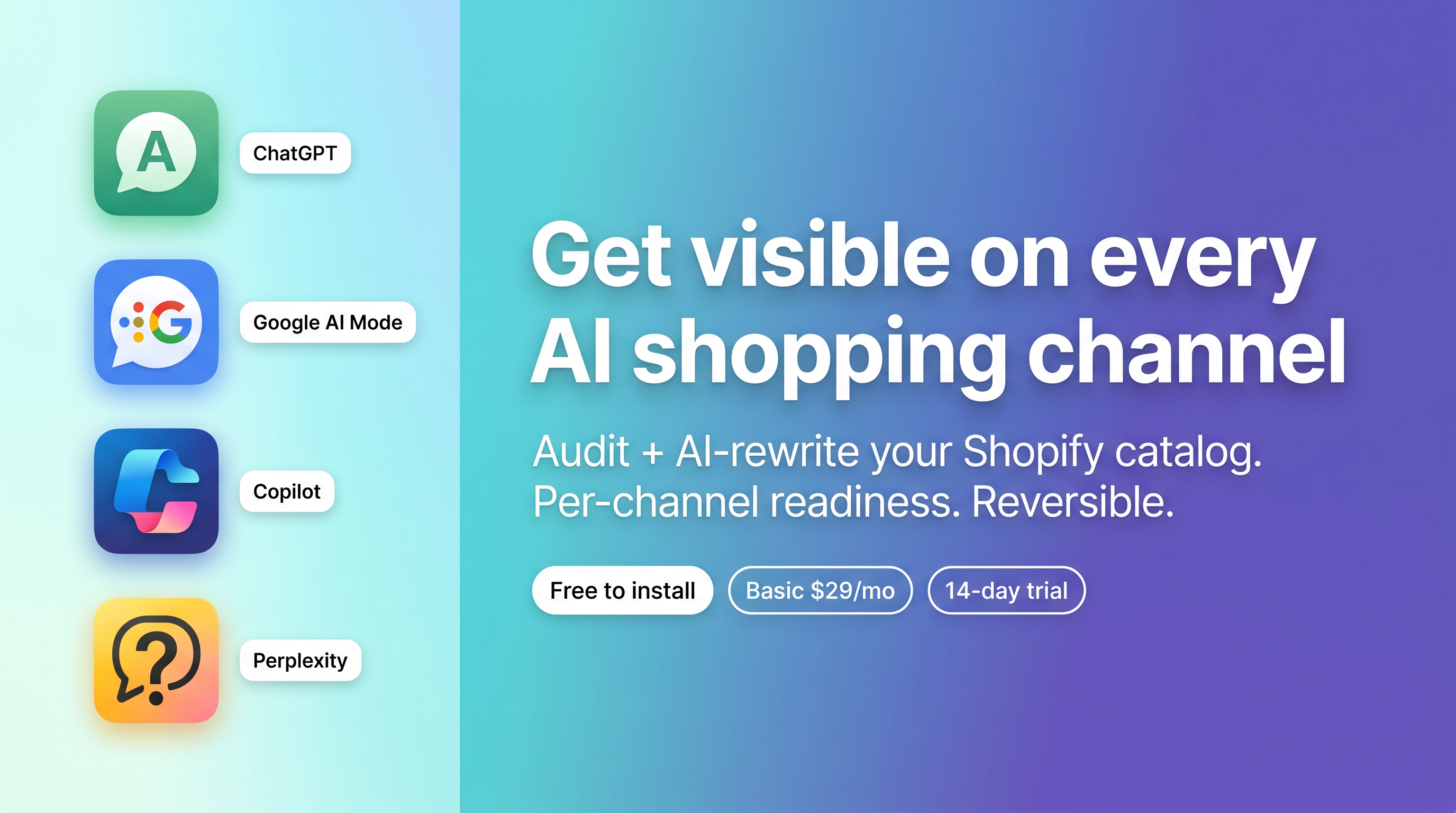 GEO — AI Shopping Optimization gallery image