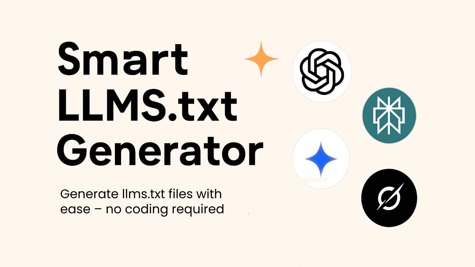 Smart LLMS.txt Generator for Shopify gallery image