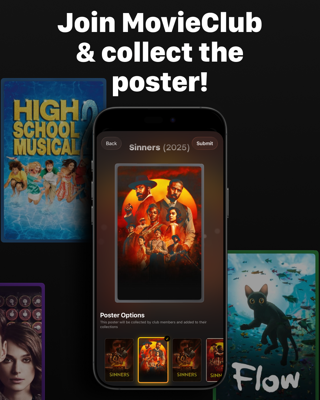 MovieClub: Your Film Community - Main product screenshot demonstrating key features and user interface
