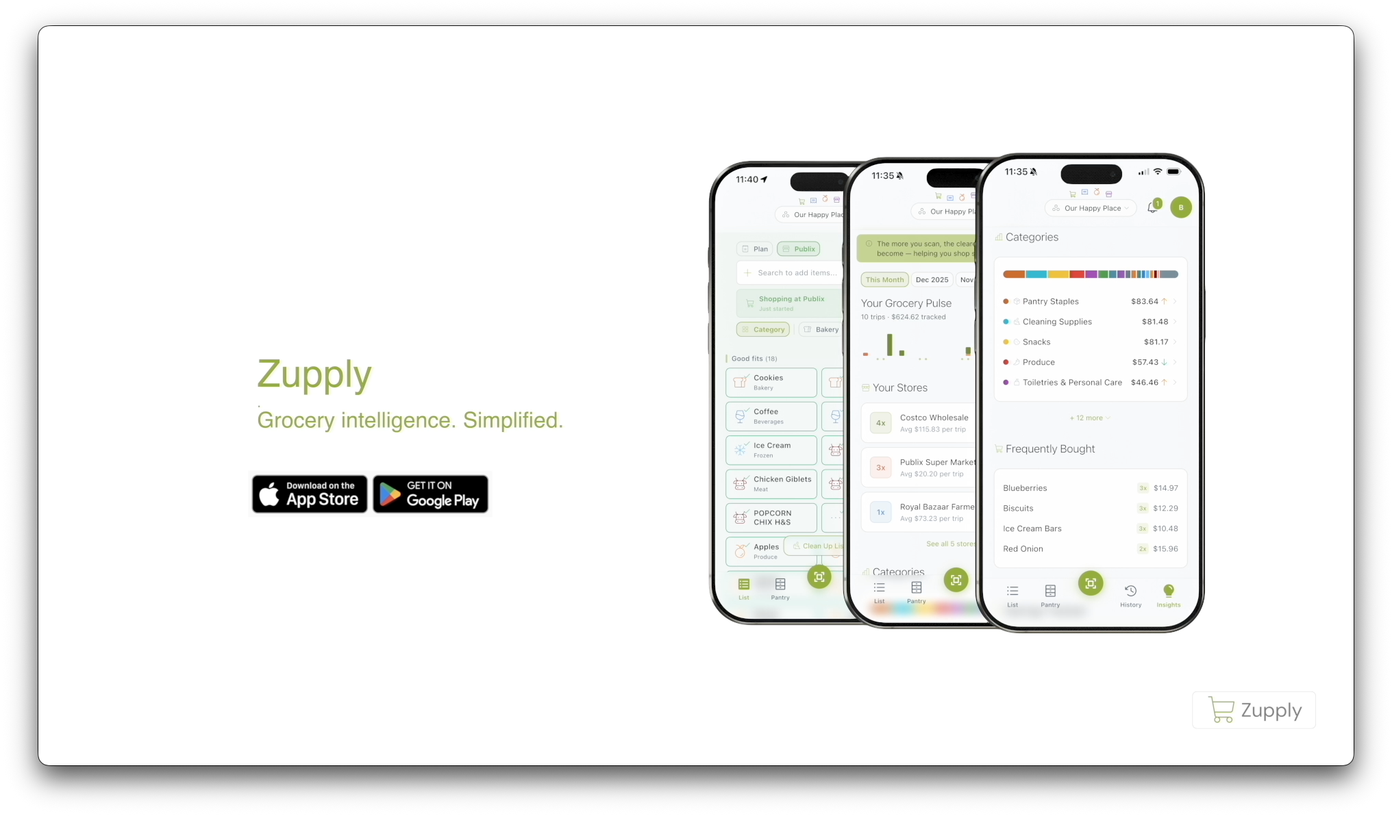 Zupply: Grocery lists with AI gallery image