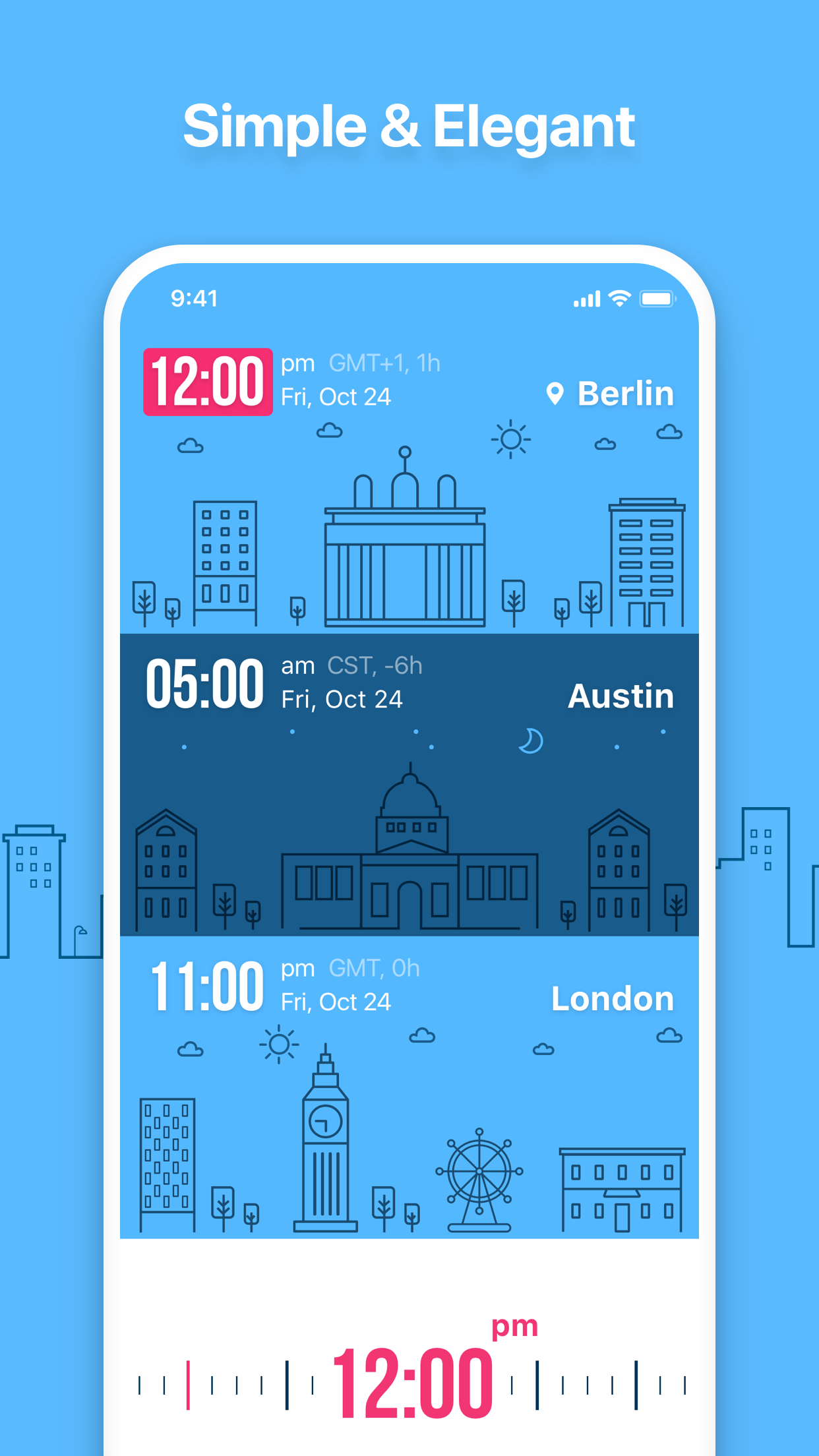 GlobeTempus: Convert Timezones gallery image