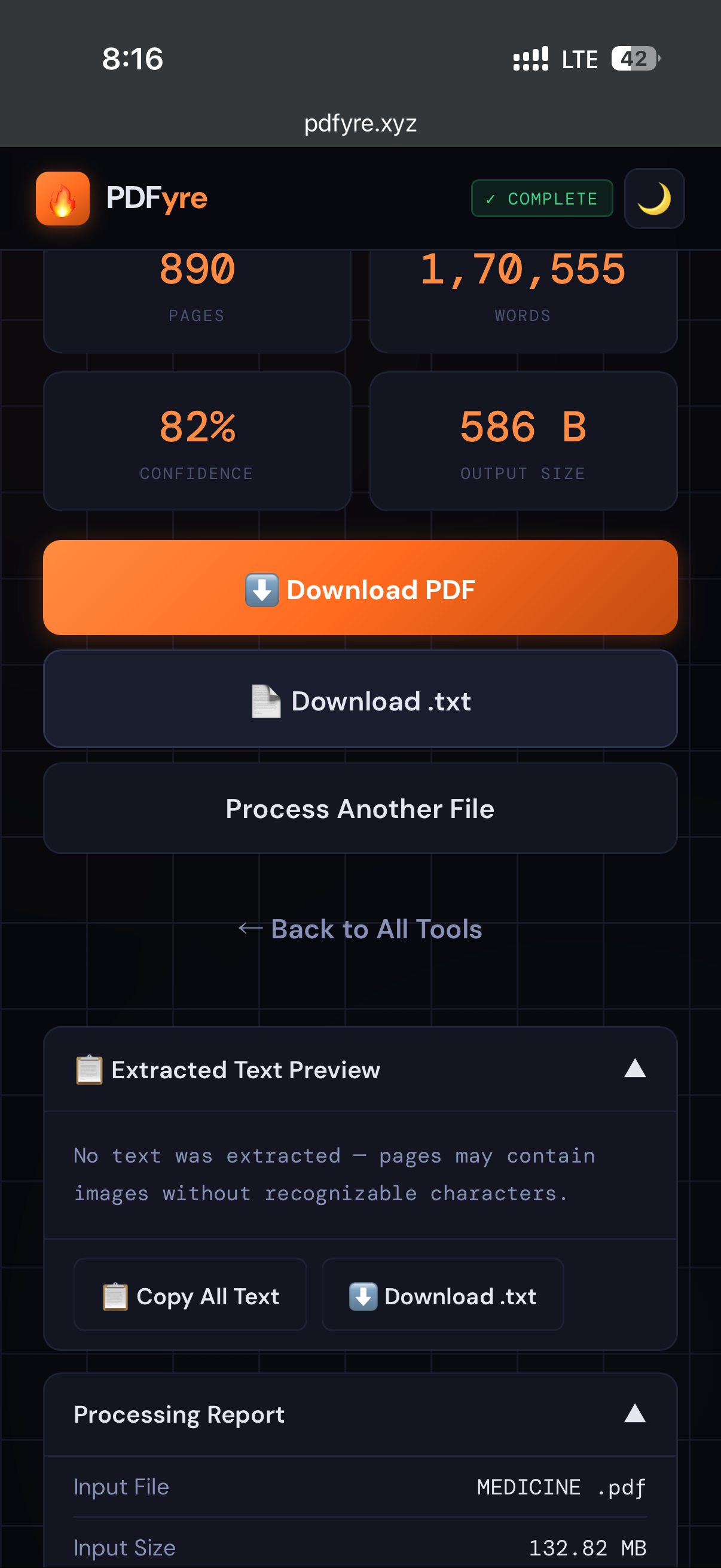 PDFyre - Parallel Multi-Engine OCR. gallery image